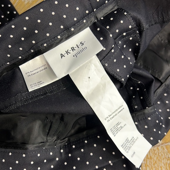 AKRIS PUNTO Franca Polka-Dot Stretch Polka-Dot Pants 10 - Picture 13 of 14